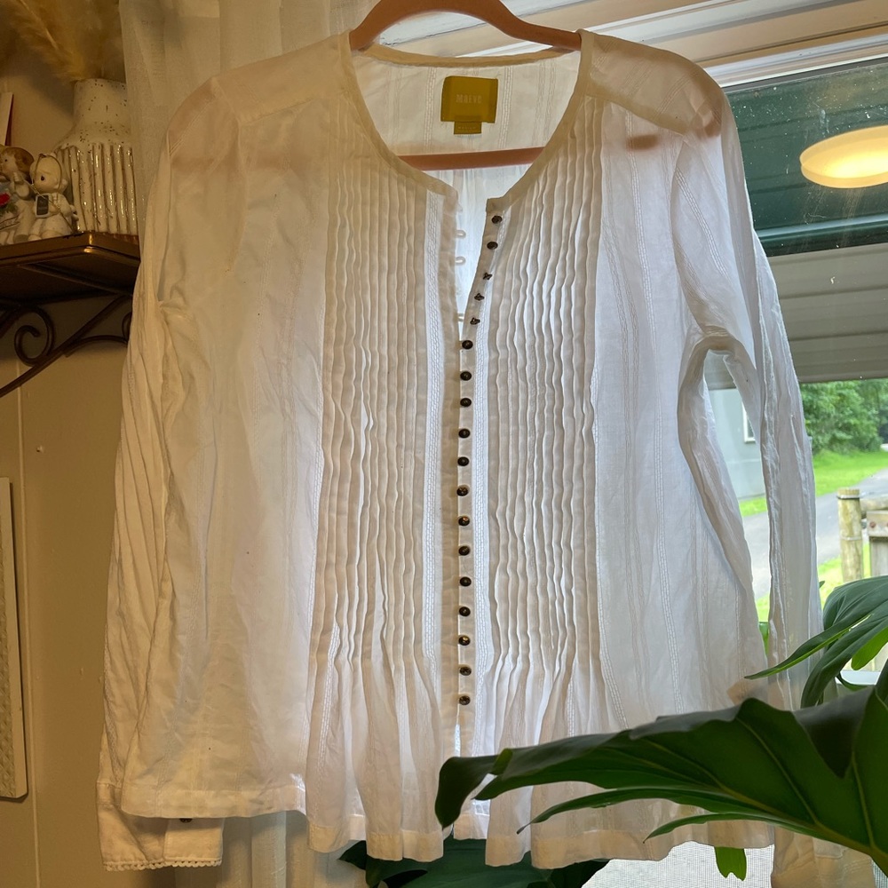 Anthropology, long sleeve blouse
